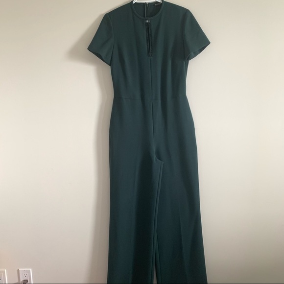 Massimo Dutti olive Green jumpsuit. - Picture 3 of 11